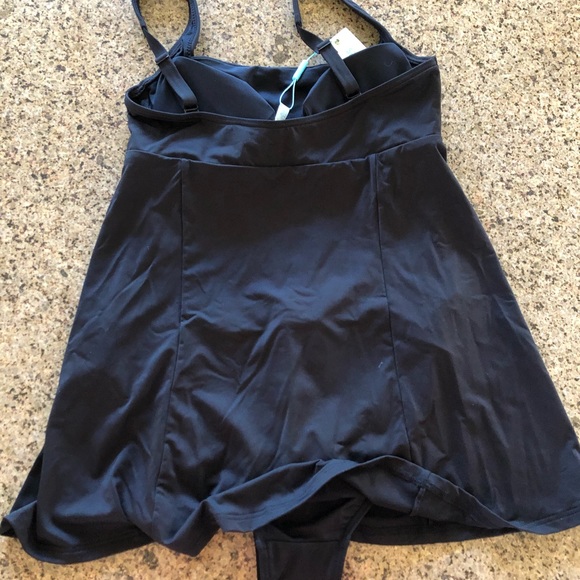 Sea Level Swim Australia Essentials Square Neck Swim Dress - Picture 8 of 9